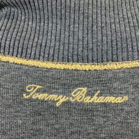 Tommy Bahama Flipshore Half-Zip Reversible Sweatshirt Size Large - Picture 3 of 15